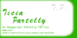 ticia partelly business card